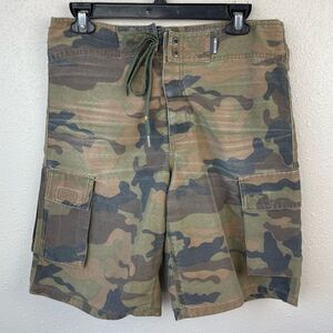 Mossimo Supply Co. Camo Cargo Shorts Size 30 EUC